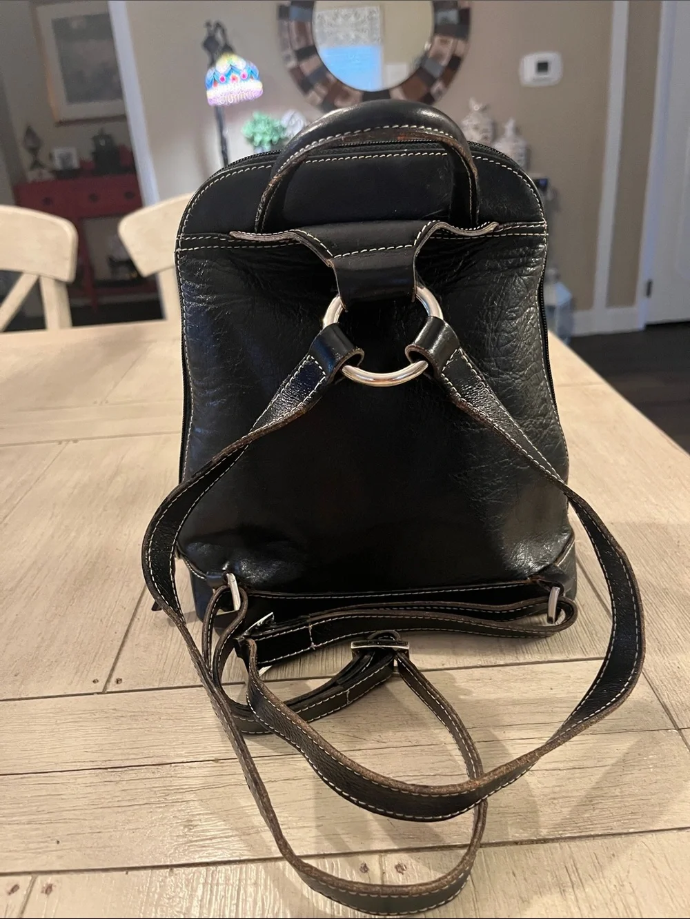 Wilsons Leather Black Leather Women's Backpack
